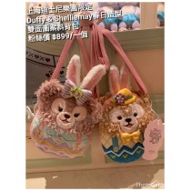 上海迪士尼樂園限定 Duffy & Shelliemay 春日造型 雙面圖案斜背包