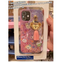 上海迪士尼樂園限定 Duffy Stella lou 家族五週年造型圖案iphone 12/12pro手機殼