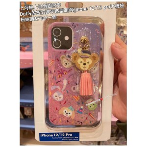 上海迪士尼樂園限定 Duffy Stella lou 家族五週年造型圖案iphone 12/12pro手機殼